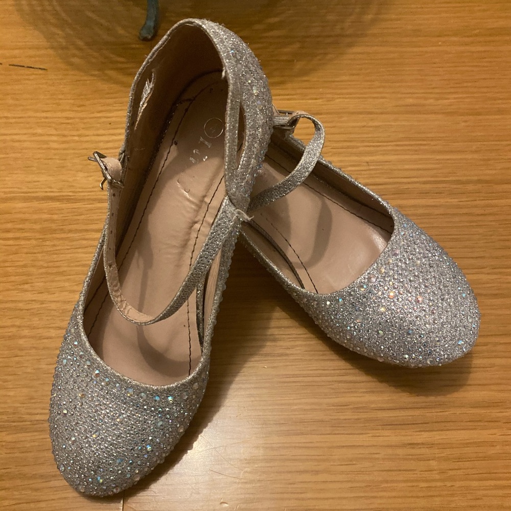 Girls Rhinestone covered high heels